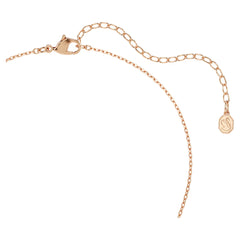 Swar*vski -Swan pendant Mixed cuts, Swan, White, 18K rose gold finish-5738203