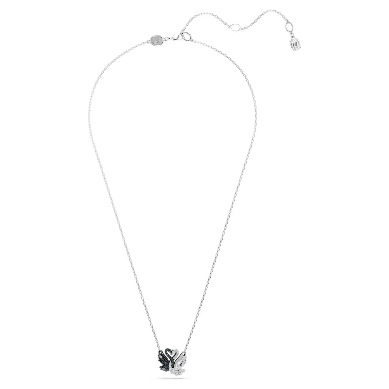 Swar*vski - Tennis bracelet  -Swan, Black, Mixed metal finish-5705721