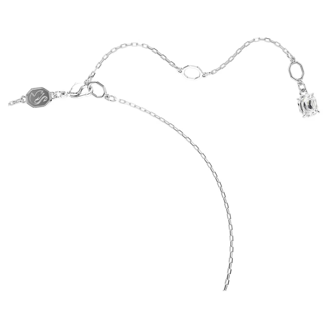 Swar*vski - Tennis bracelet  -Swan, Black, Mixed metal finish-5705721