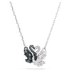 Swar*vski - Tennis bracelet  -Swan, Black, Mixed metal finish-5705721