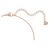 Swar*vski -Swan pendant Swan, Red, Rose gold-tone plated-5614123