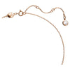 Swar*vski -Swan pendant Swan, Small, White, Rose gold-tone plated-5647555