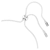 Swar*vski -Infinity bracelet-Infinity and heart, White, Rhodium plated-5524421