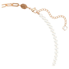 Swar*vski -Teddy pendant Crystal pearl, Bear, Pink, 18K rose gold finish-5669166