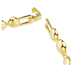 Swar*vski -Una Angelic bracelet Round cut, Caramel, Gold-tone plated-5753341